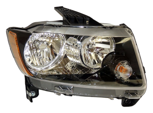 Crown Automotive - Plastic Black Headlight - 68171214AB