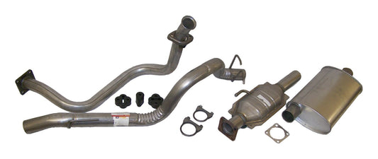 Crown Automotive - Metal Unpainted Exhaust Kit - 52001720K
