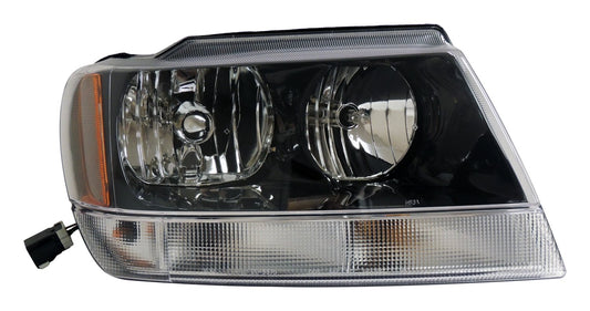 Crown Automotive - Plastic Black Headlight - 55155128AJ