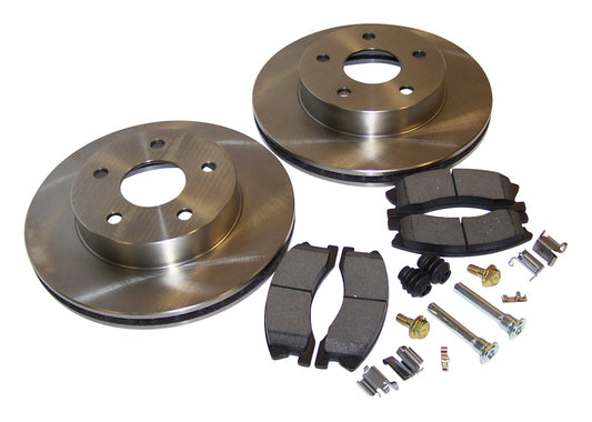 Crown Automotive - Semi-Metallic Silver Disc Brake Service Kit - 52098672KL