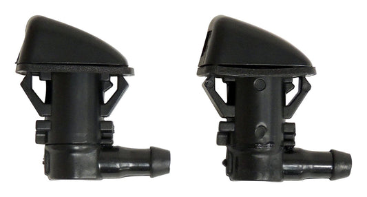 Crown Automotive - Plastic Black Windshield Washer Nozzle Set - 55079049K