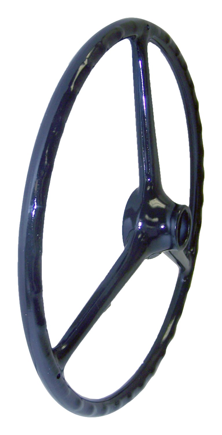 Vintage - Plastic Black Steering Wheel - 914047
