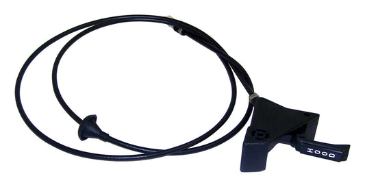 Crown Automotive - Metal Black Hood Release Cable - J5758027