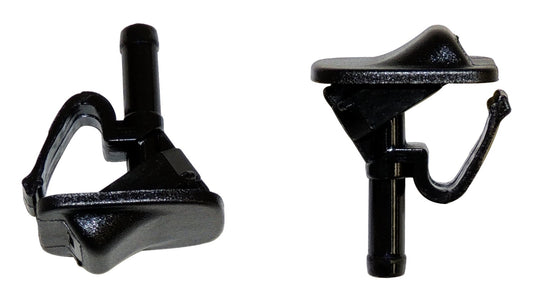 Crown Automotive - Plastic Black Windshield Washer Nozzle Set - 55156728K
