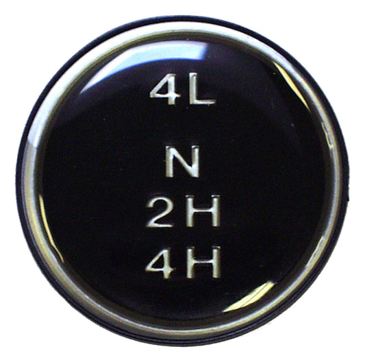 Vintage - Plastic Black Shift Knob Insert - J3241430