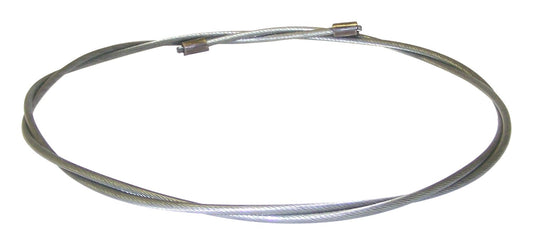 Vintage - Metal Silver Parking Brake Cable - J5356187