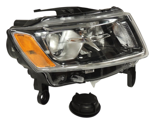 Crown Automotive - Plastic Black Headlight - 68110996AD
