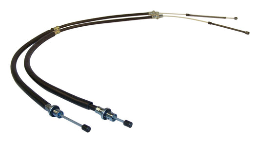 Crown Automotive - Metal Black Parking Brake Cable Set - 4762464