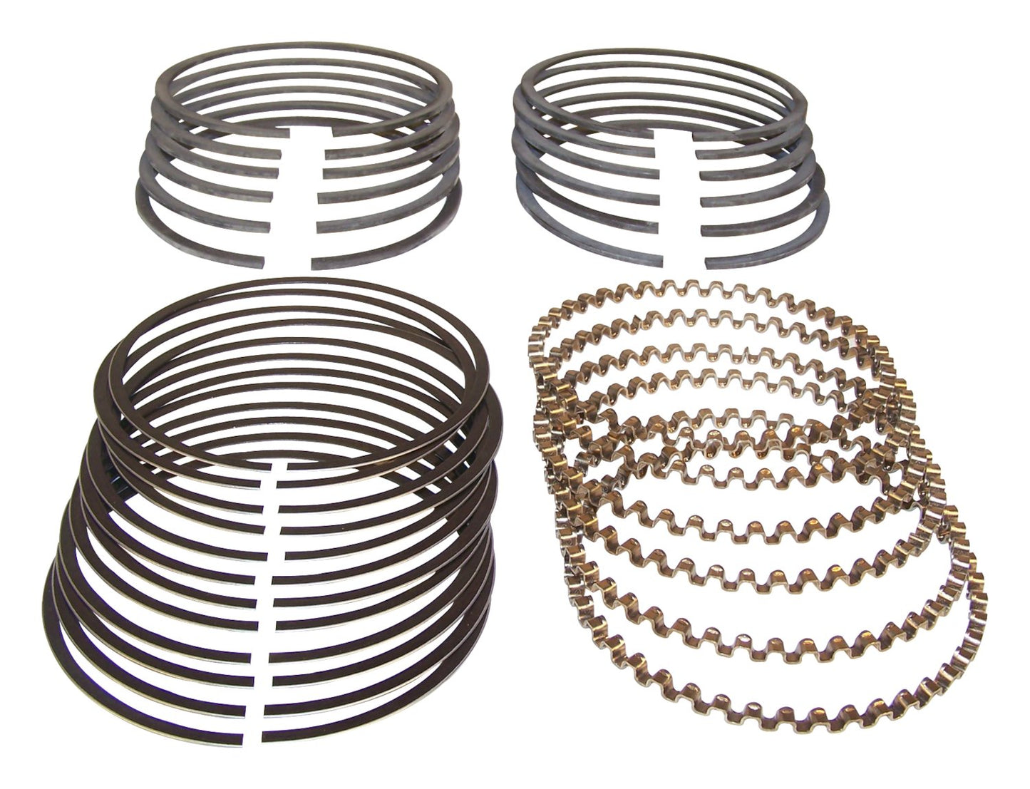 Vintage - Steel Unpainted Piston Ring Set - J8121684