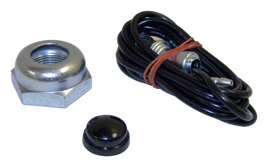 Vintage - Metal Black Horn Button Kit - A6742K
