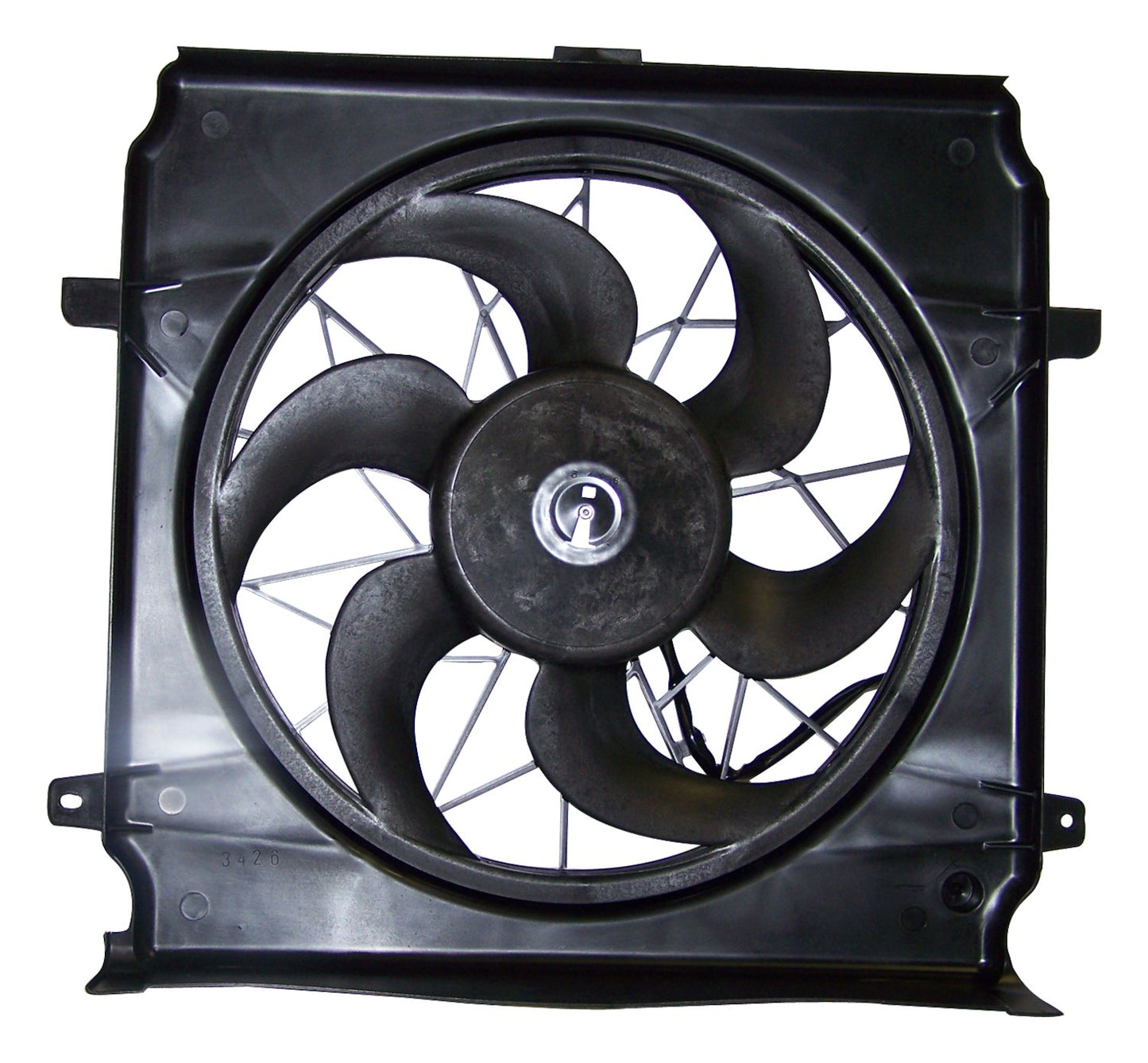 Crown Automotive - Plastic Black Cooling Fan Module - 55037692AB