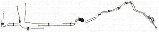 For 01-03 GM 2500HD/3500 Ext Cab 6.6L Complete Fuel Line Kit; Stainless-FL919843