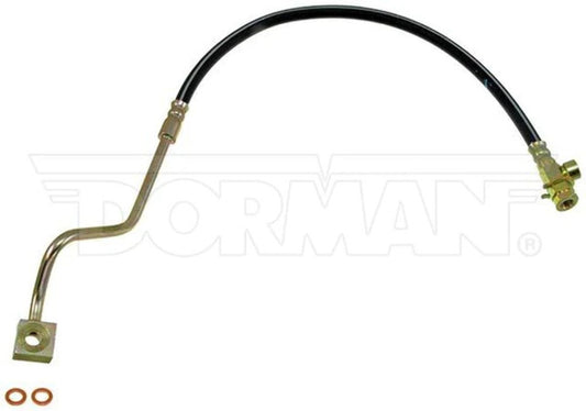99-01 Ford F-250/F-350 SD 4wd RWABS Left Front Brake Hose; S/S FLH381184SS