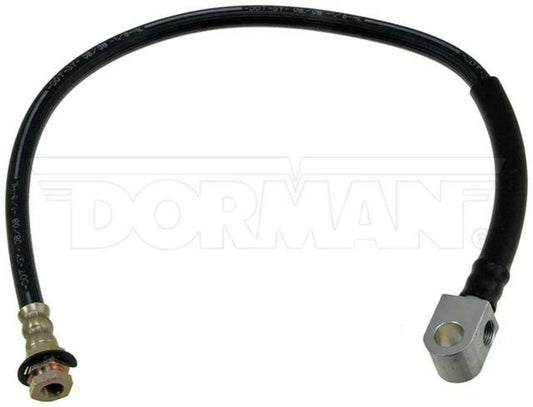 Fits 89-97 Ford F-Series & Bronco 4wd Rear Axle Drop Brake Hose; Rubber-FLH38867