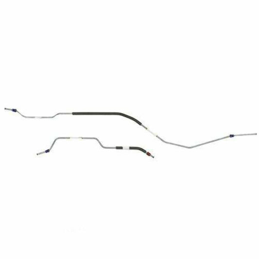 1965-66 Plymouth Fury Rear Axle Brake Lines Stainless - KRA6501SS