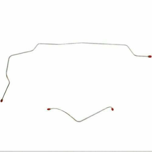 1964-65 Ford Falcon Front Brake Line Kit with Standard Brake Stainless LKT6301SS