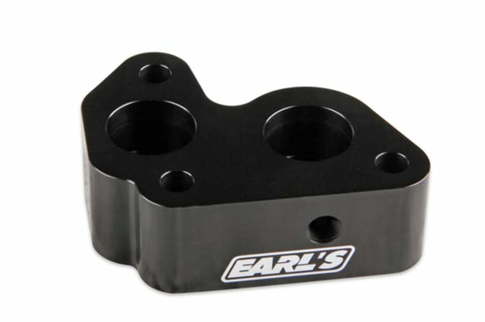 Earls Remote Mount Electric Water Pump Block Adapters - LS0022ERL