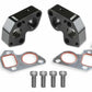 Earls LS0025ERL - Electric Water Pump Block Adapters - Pair - Fits GM LS Engines