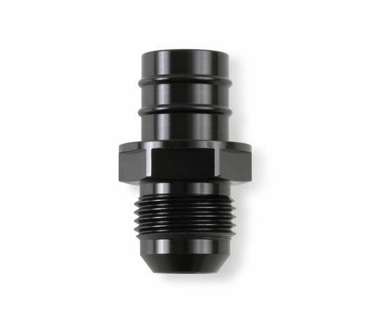 Earls LS0039ERL - GM LS PCV Fitting -10 AN Male - Black Anodized Finish - Fits Many GM OE Valve Covers w/ 3/4 ID on Grommet