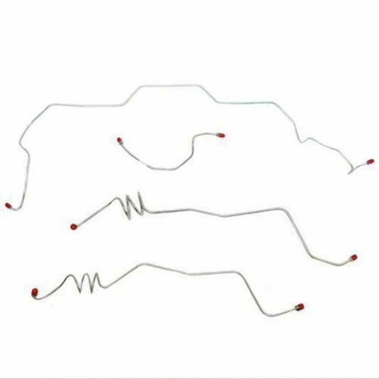 1978-80 Chevrolet Monte Carlo Front Brake Line Kit with Power Brakes - MKT7801SS