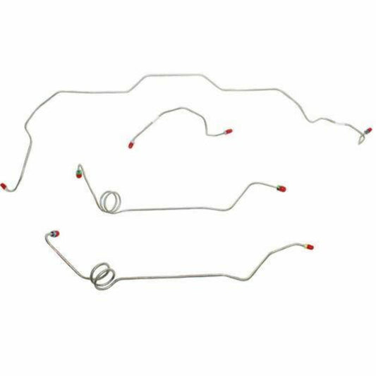 1981-88 Chevrolet Monte Carlo Front Brake Line Kit with Power Brakes - MKT8101SS