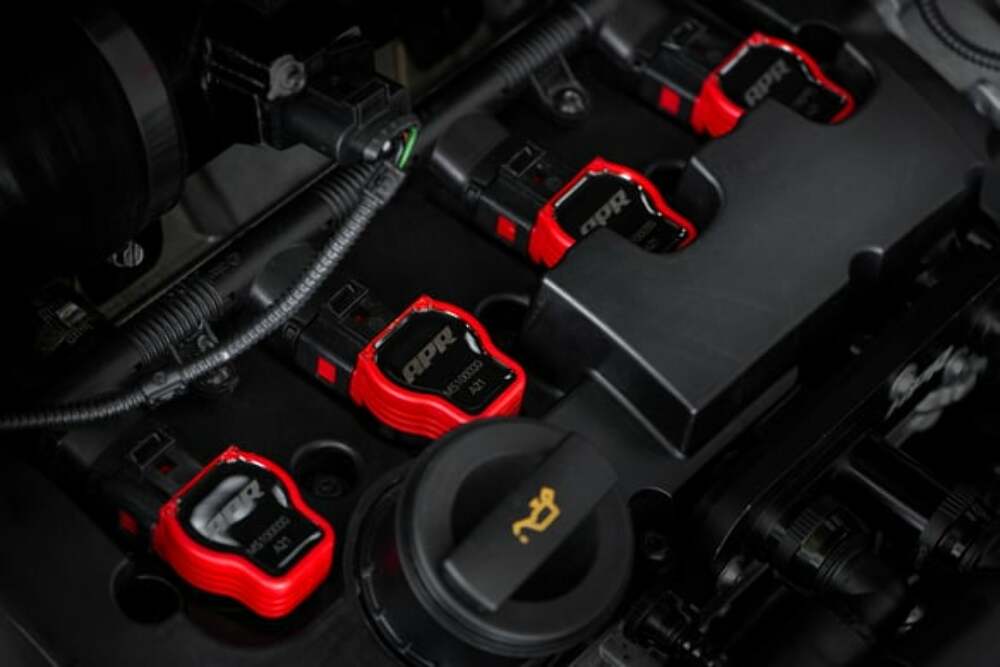 Fits 2004+ Audi/Vw/Porsche/Lamborghini; Ignition Coil-Pq35 Style-Red-MS100208