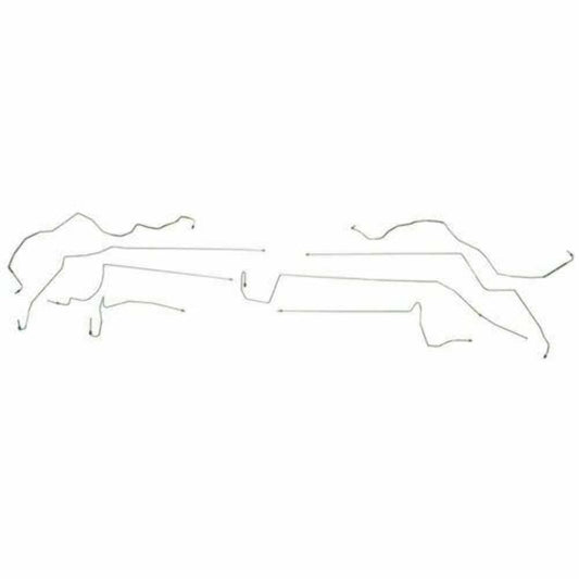 Intermediate Brake Line For 99-03 Toyota Solara w/ 4WD Disc and ABS Stainless Fi