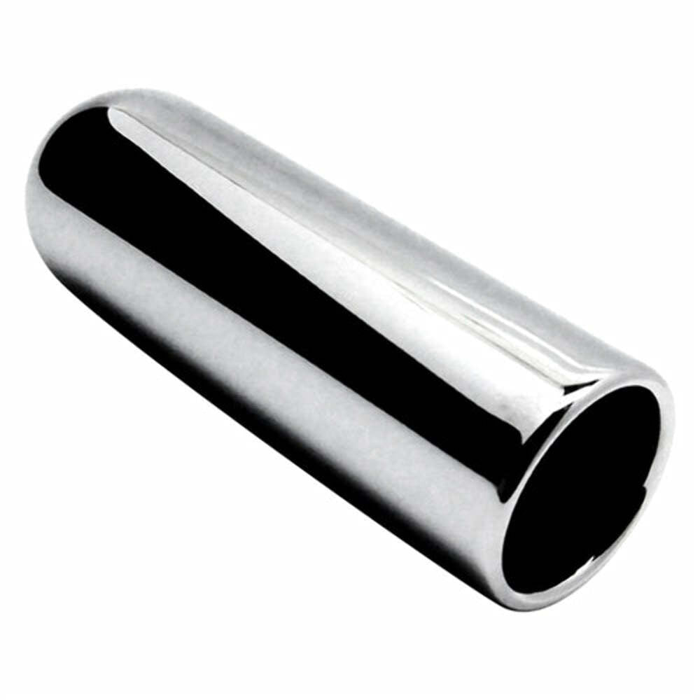 Jones Exhaust PPT200SS Chrome Stainless Steel Exhaust Tip Rolled Pencil 2.25