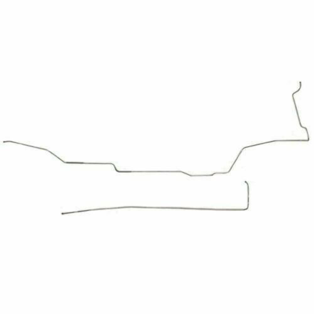 1974 Dodge Charger Fuel Line 1/4 Return Fuel Line 2 Piece Stainless - RGL7403SS