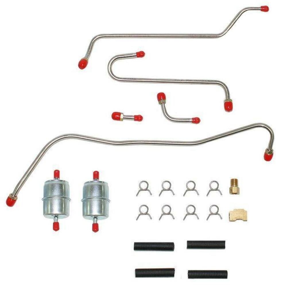 1964 Dodge Polara Pump to Carb Fuel Line 413/426 Max Wedge Dual 4BBL - RPC6407SS