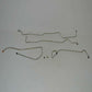 1966-69 Dodge Charger Transmission Cooler Lines Hemi 4 Piece Stainless RTC6603SS