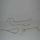 1966-70 Dodge Charger Transmission Cooler Lines w/ Auxiliary Cooler - RTC6605SS