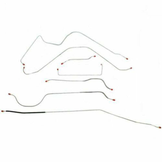 Brake Line Kit For 55 Ford Thunderbird Manual 7 Piece Stainless Fine Lines