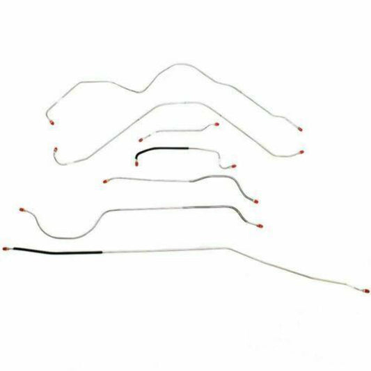 Brake Line Kit For 56 Ford Thunderbird Manual 7 Piece Stainless Fine Lines