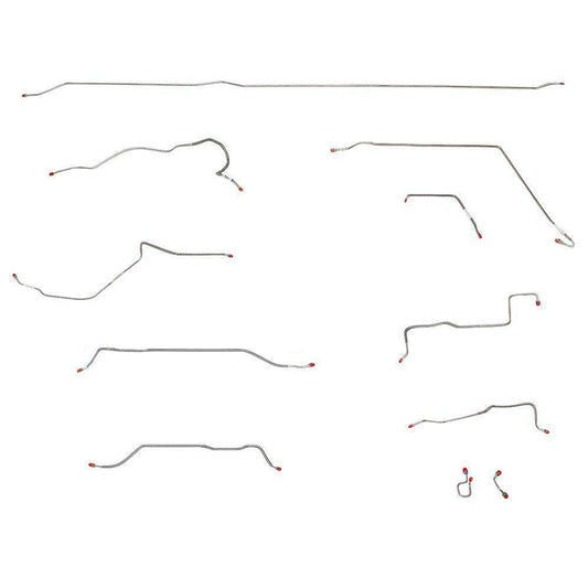 GM Brake Lines For 70 GM Long Bed Standard Coil Outboard Steel Fine Lines