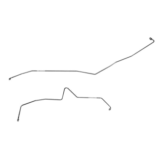 Chevy Rear Axle Brake Line Kit; Fine Lines-TRA0703SS