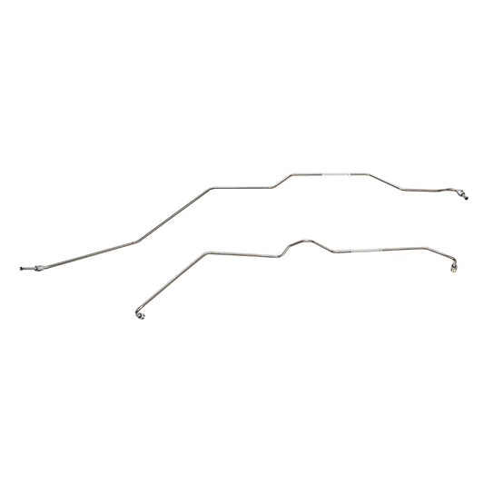 Chevy Rear Axle Brake Line Kit; Fine Lines-TRA0802SS