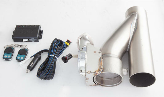 XFORCE Exhaust VK14 - Stainless Steel Exhaust Cut-Out Kit with Varex Remote