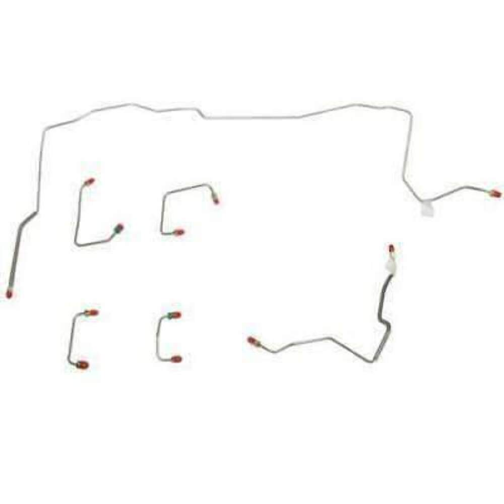 1994 Jeep Grand Cherokee Front Brake Line Kit 4WD AWABS Disc Brakes - WKT9451SS
