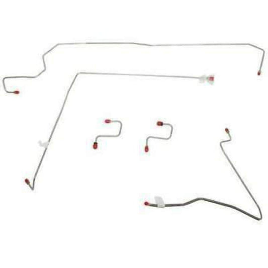 99-04 Jeep Grand Cherokee Front Brake Line Kit 4WD AWABS Stainless Steel