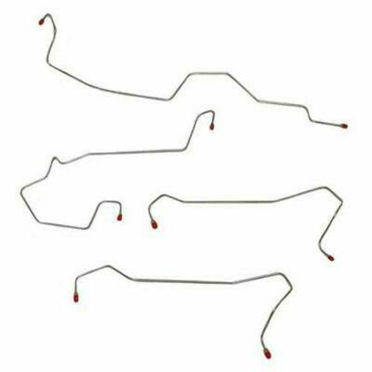 2005 - 2007 Saturn ION Front Brake Line Kit without ABS Stainless - XKT0404SS
