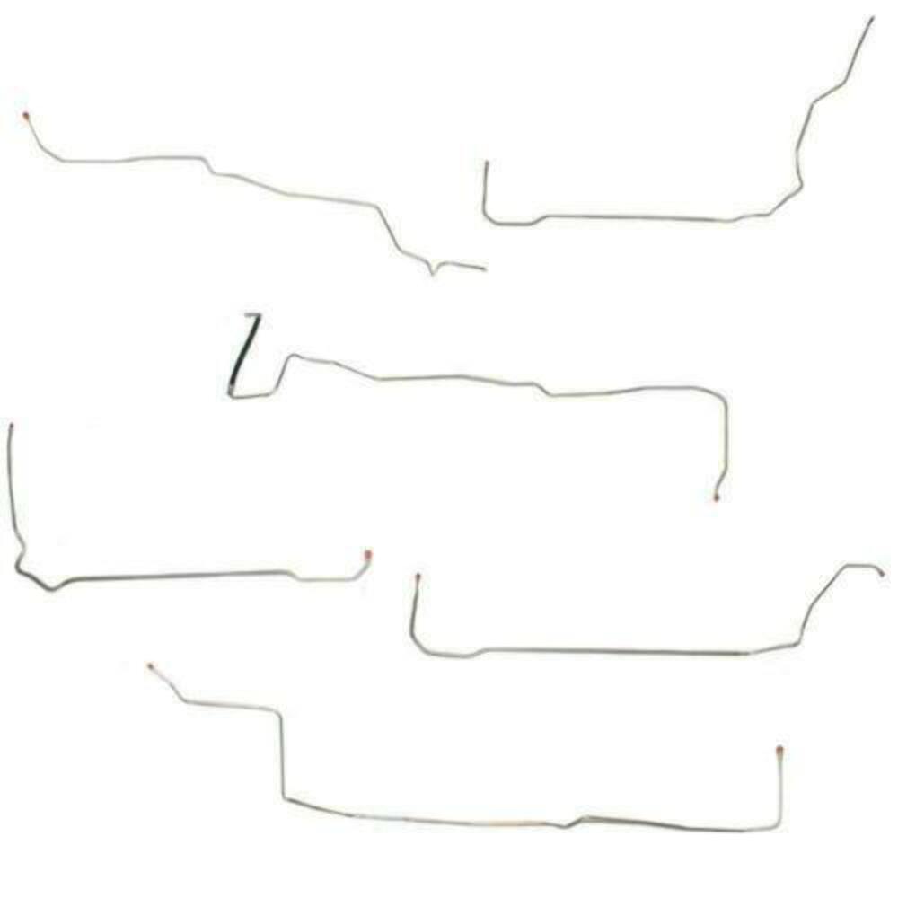 1996-98 Ford Mustang Fuel Line Kit GT Stainless - ZGL9604SS